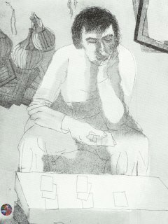 Il Solitario  (Solitaire ) - cm. 70x50 - Incisione (Etching)